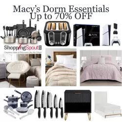 Macy's Dorm Room essentials Upto 70% Off